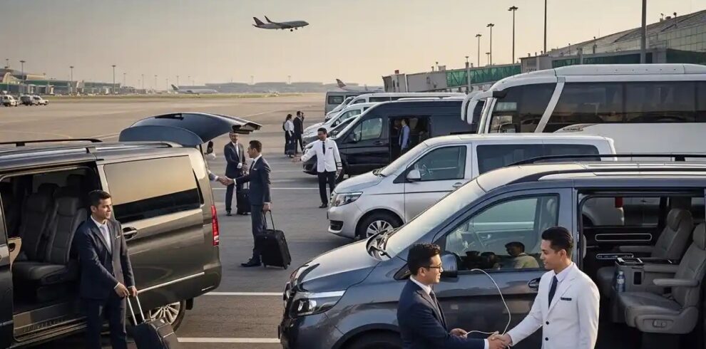 Professional Airport Transfer Fleet with Chauffeur Service